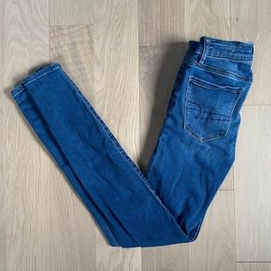 american eagle next level stretch jegging, size 00 long